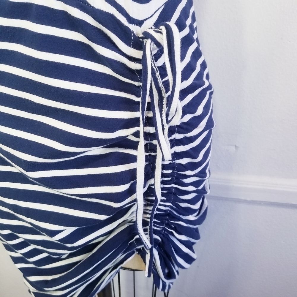 Veronica Beard | Stripe Ruched Jersey‎ Dress, size Small - Picture 6 of 12